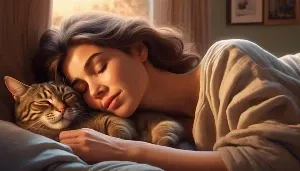 unusual cat face pawing