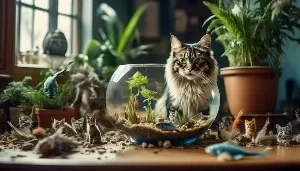 unusual causes of cat vomiting