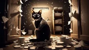 unusual feline bathroom behaviors