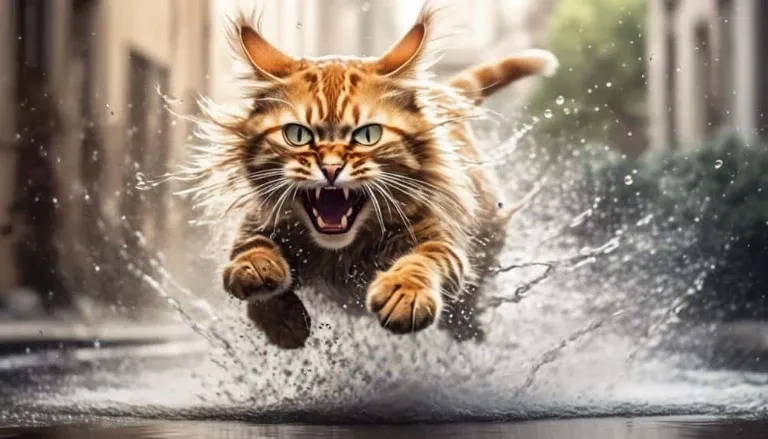 water spraying for cat discipline