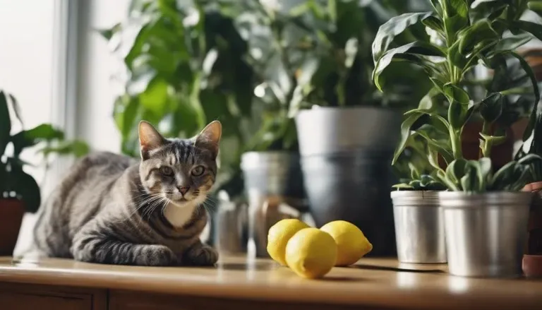 protecting plants from curious cats