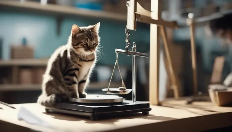 weighing cats safely accurately