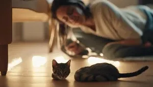 getting your cat unstuck