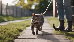 training cats to stay