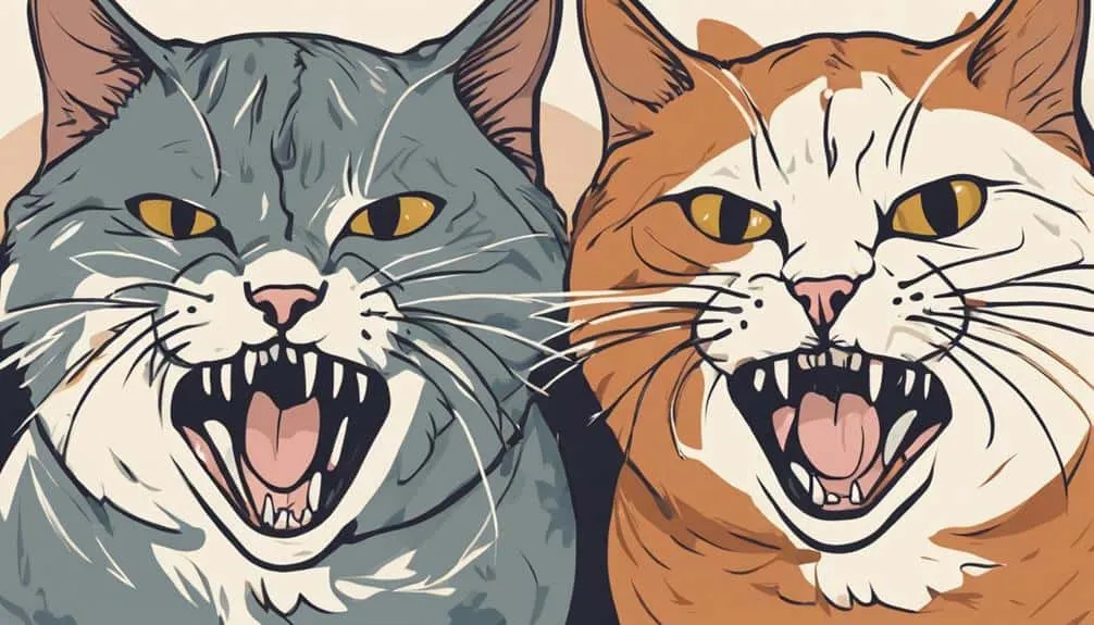 cat mating vocalizations analyzed