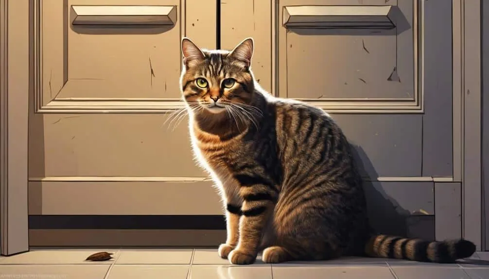 cats guarding their territory