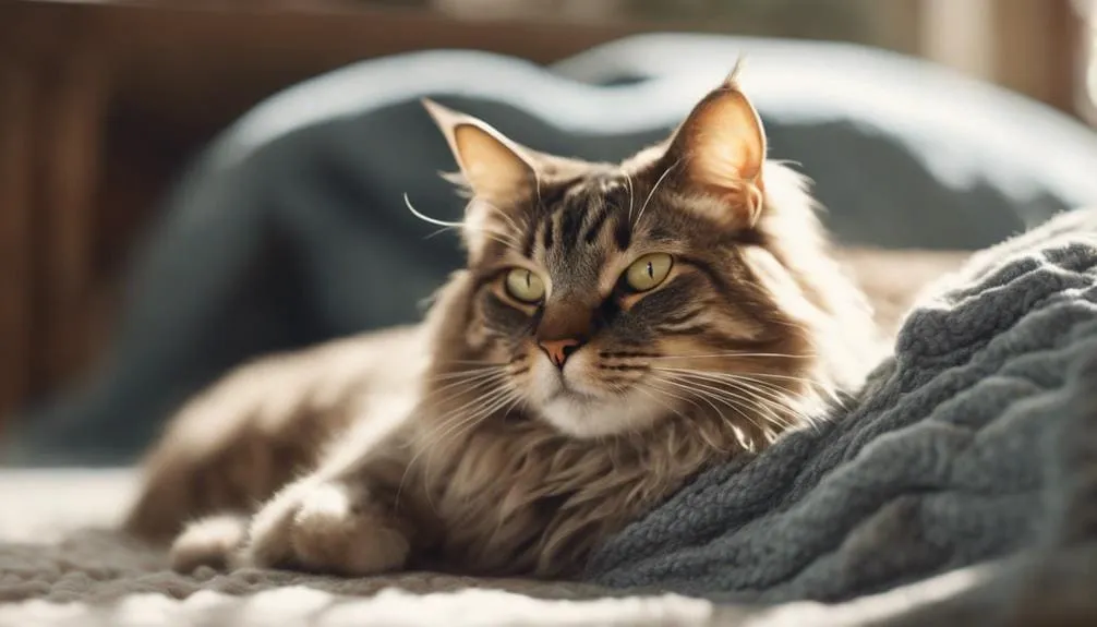 cats purring when dying