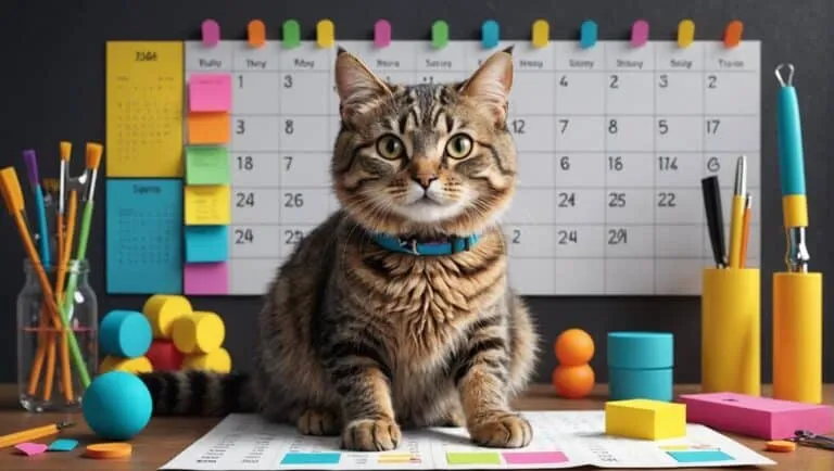 regular cat grooming routine