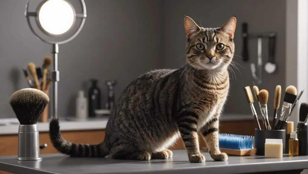 show cat grooming tips