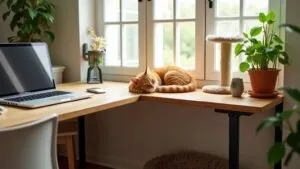 cat friendly workspace design