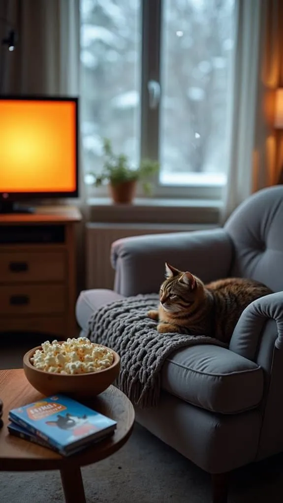 cozy cat movie marathon