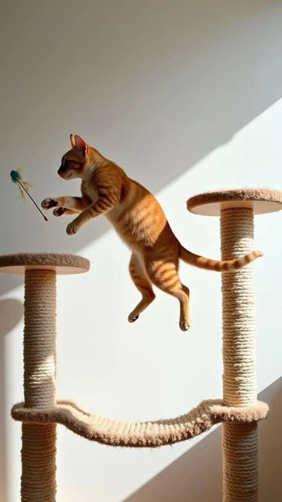 homemade cat agility gear