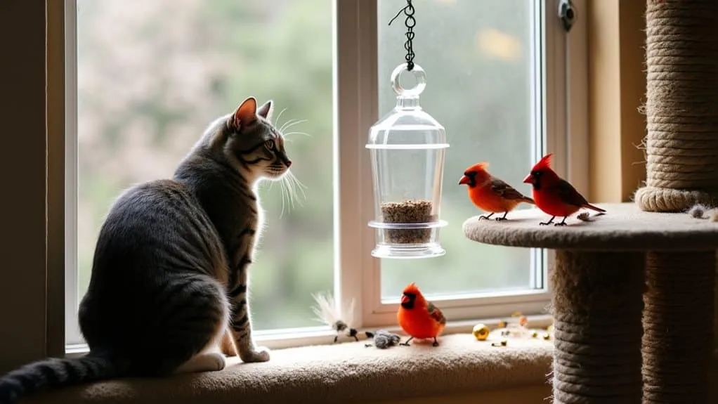 indoor cat bird safety