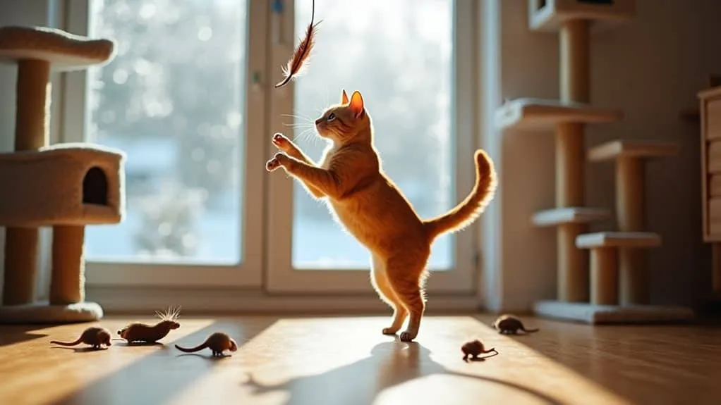 indoor cats winter activities