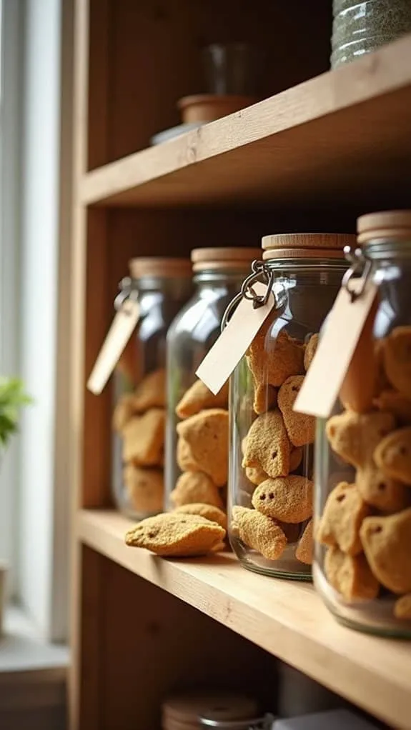 storing homemade cat treats