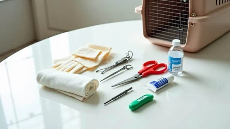 cat first aid supplies