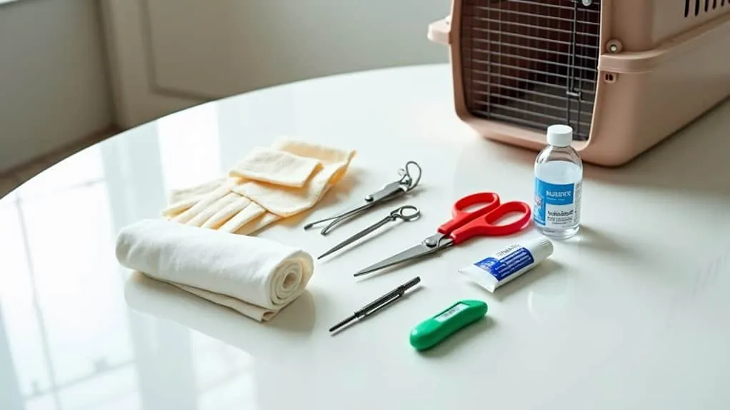 cat first aid supplies