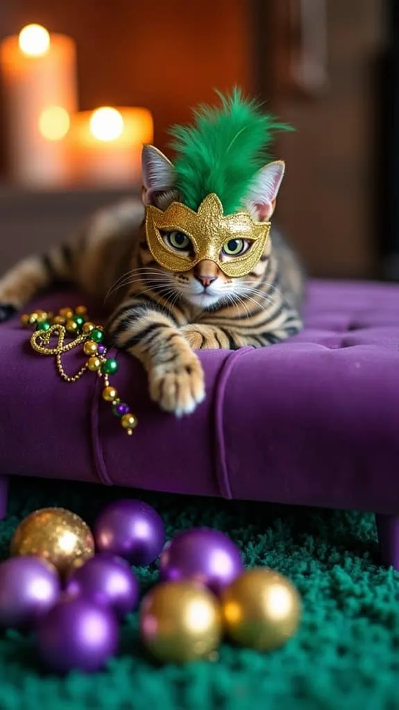 cat friendly mardi gras celebration
