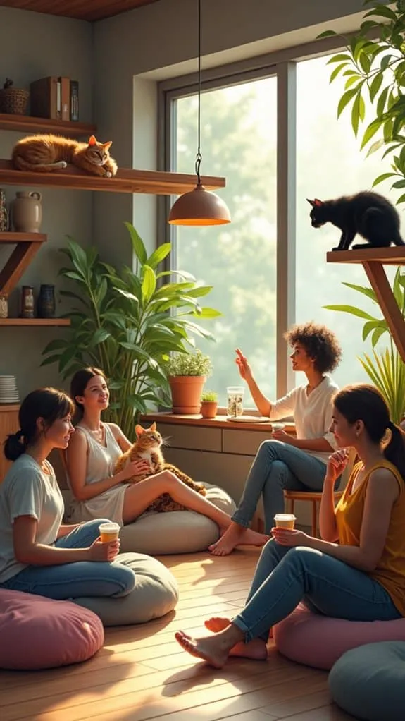 connecting through cat enthusiasm