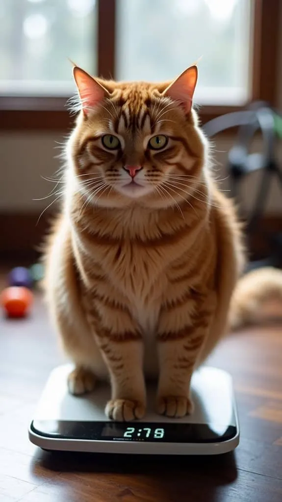indoor cats winter weight management